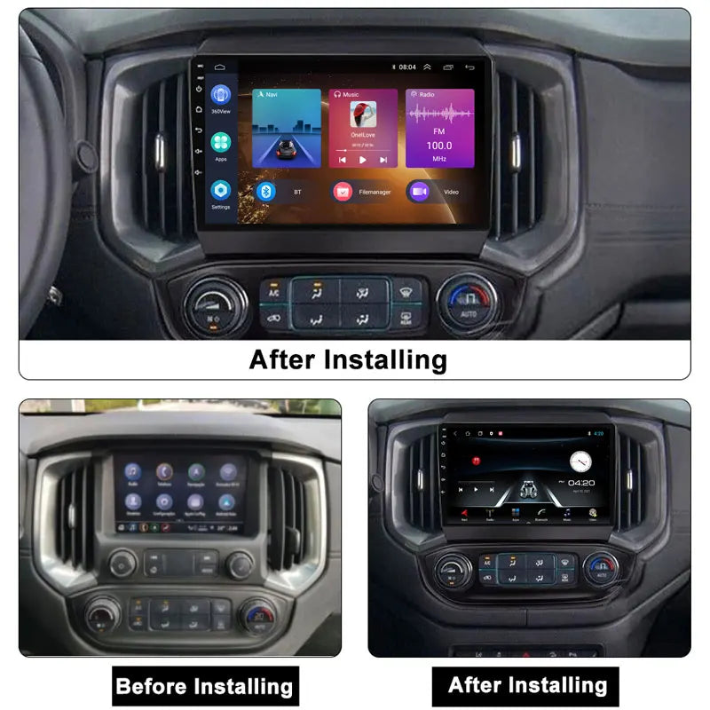 Chevrolet Blazer Colorado S10 2016-2021 CarPlay Video Auto Stereo GPS