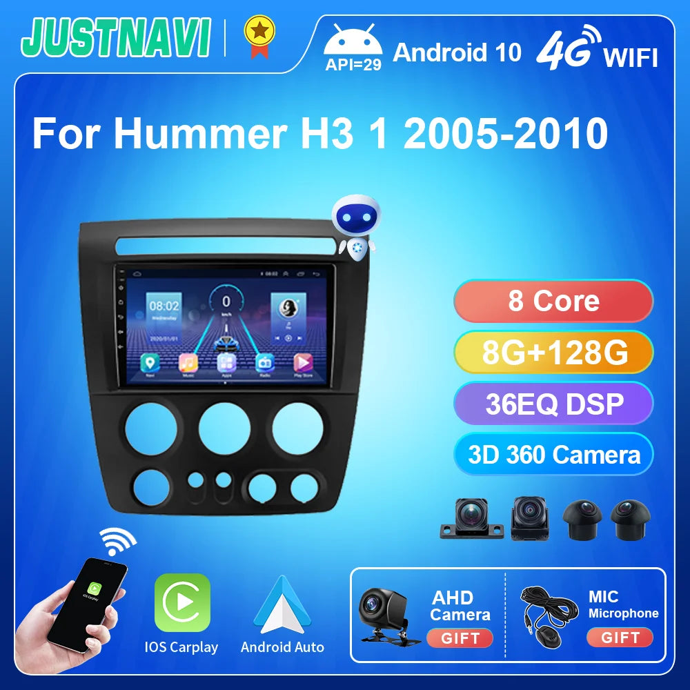 Hummer H3 1 2005-2010 Stereo Carplay