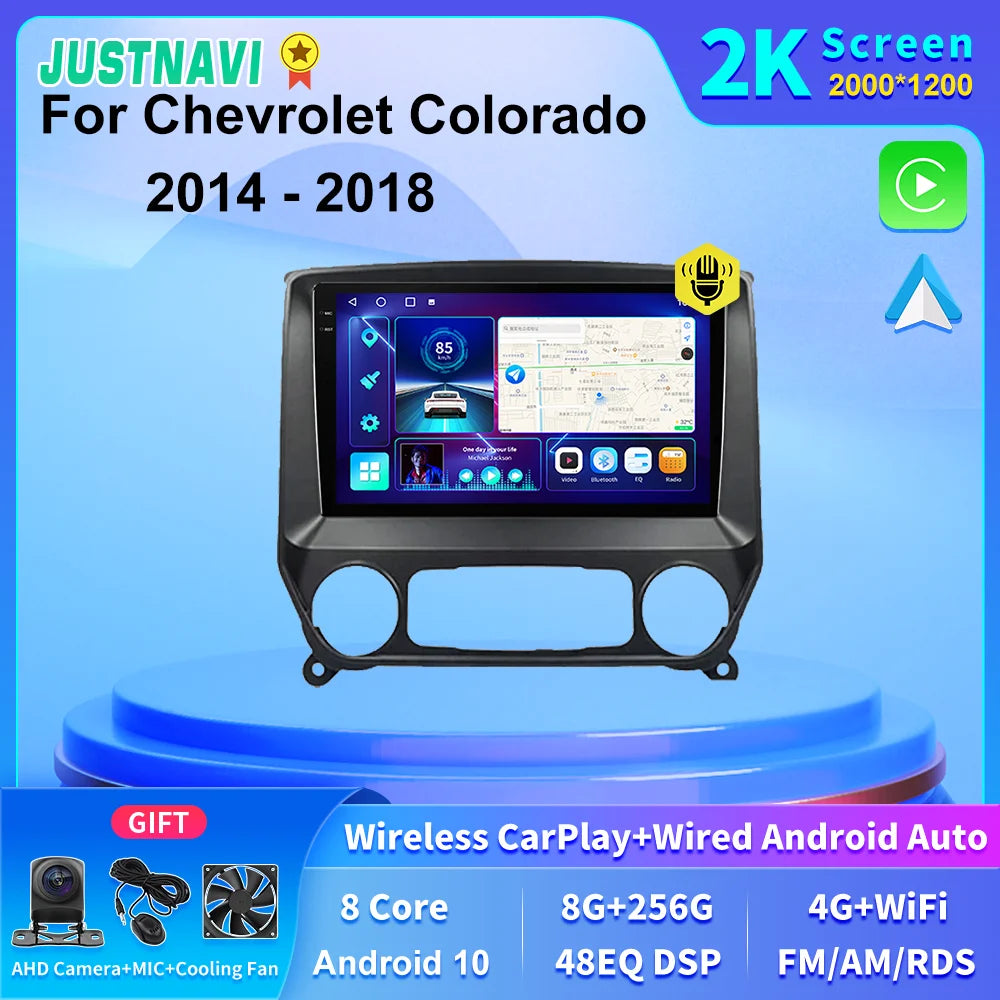 Chevrolet Colorado 2014-2018 GPS Navigation Carplay SWC