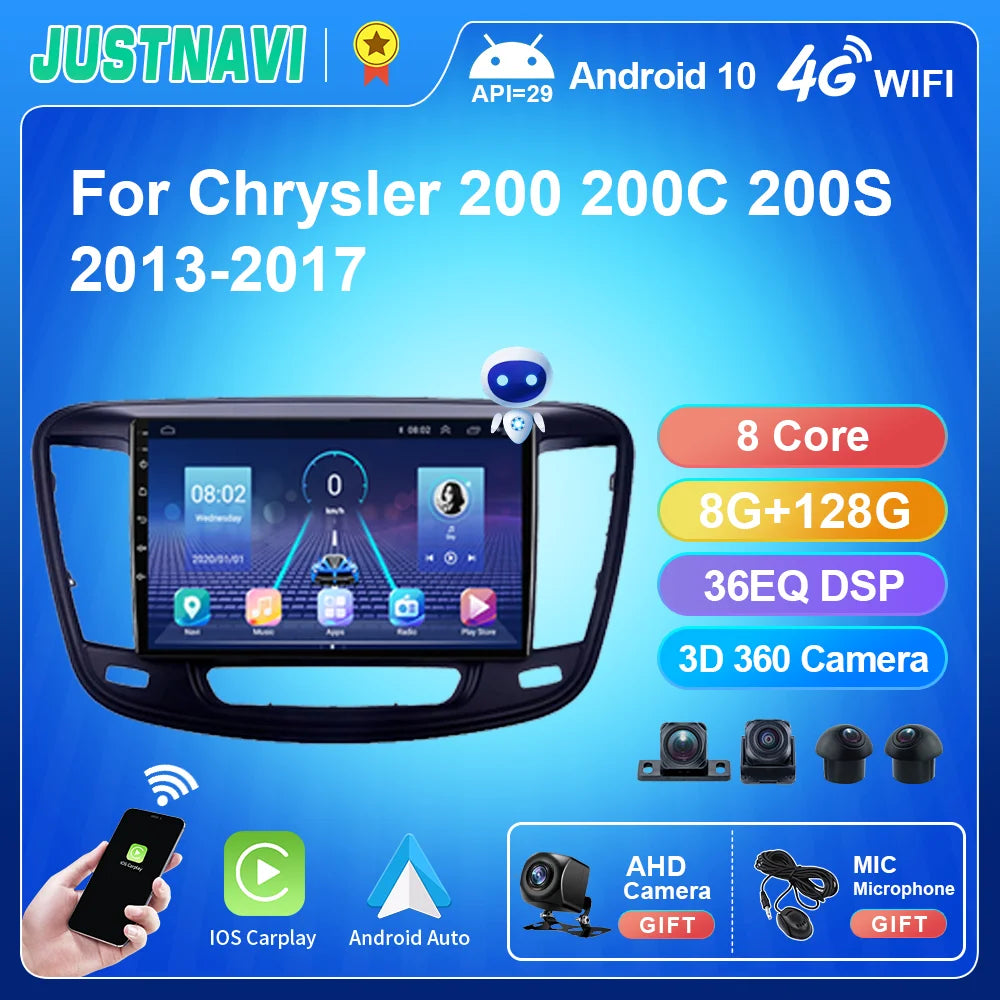 Chrysler 200 200C 200S 2013-2017 Carplay Multimedia