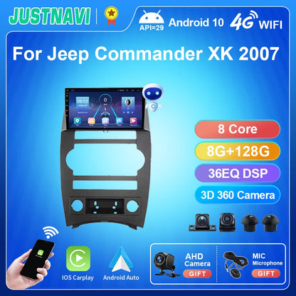 Jeep Commander XK 2007 Car Radio Multimedia Player