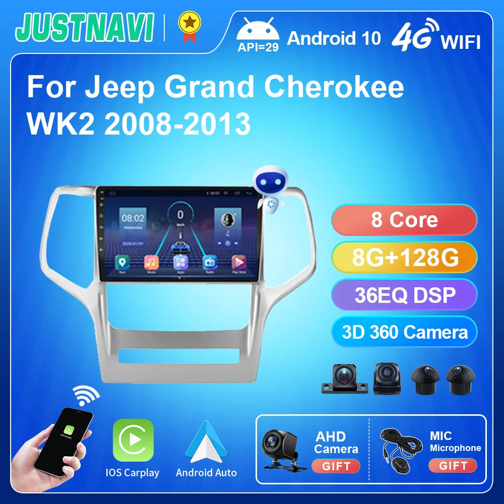 Jeep Grand Cherokee WK2 2008-2013 Car Radio Navigation