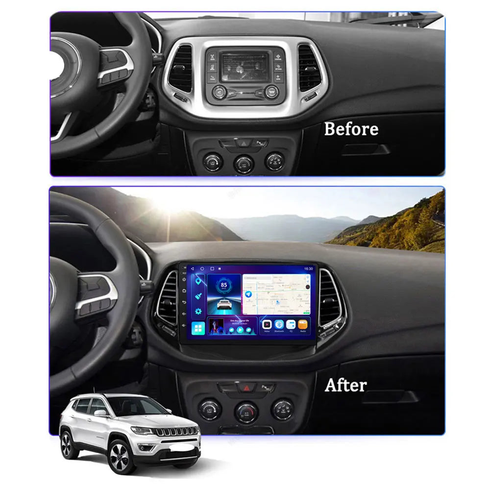 Jeep Compass 2017-2019 Auto Multimedia GPS Stereo