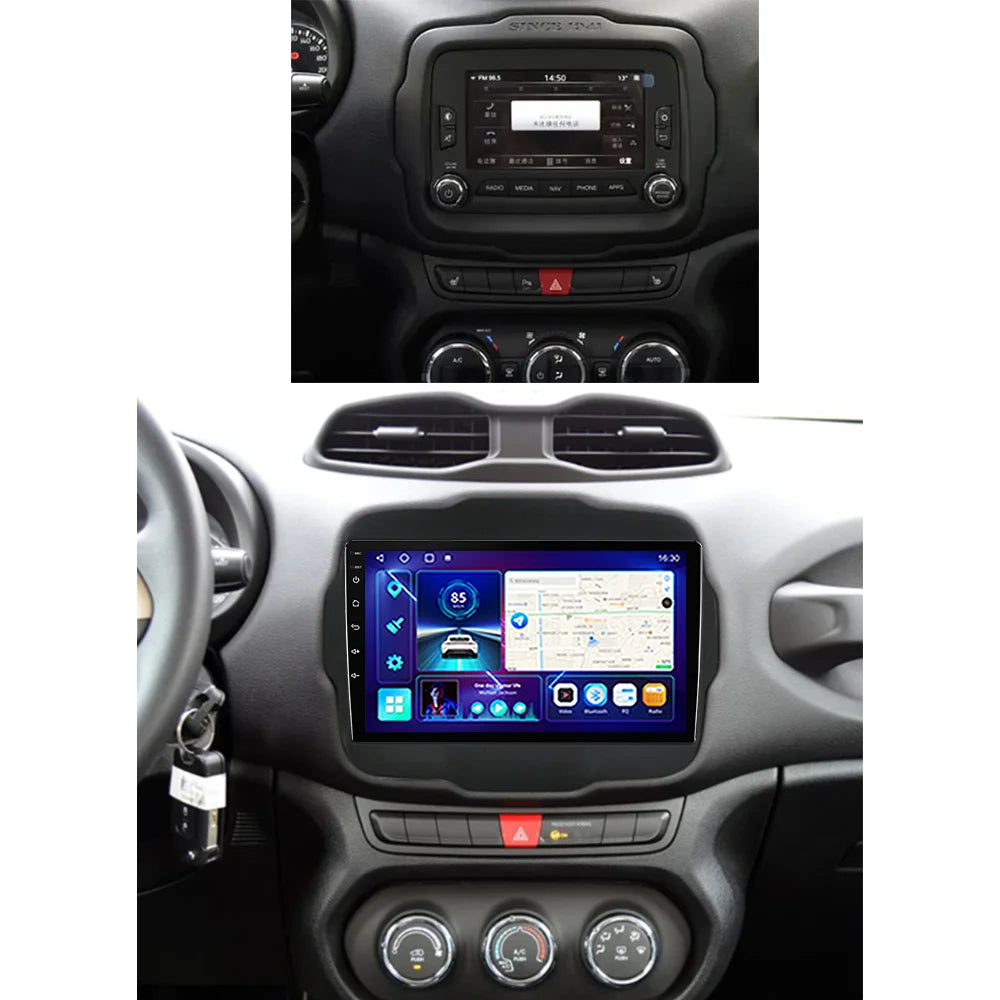 Jeep Renegade 2016-2018 Car Radio Stereo Multimedia Navigation