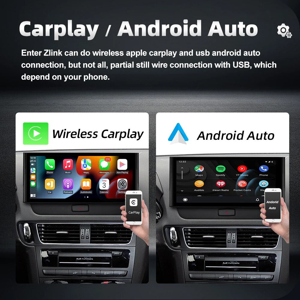 Android Car Multimedia Radio Player For Audi Q5 2009-2016 WIFI SIM DSP Audio 360 Camera GPS Navi Screen HD 1920*720 - RampageApparel