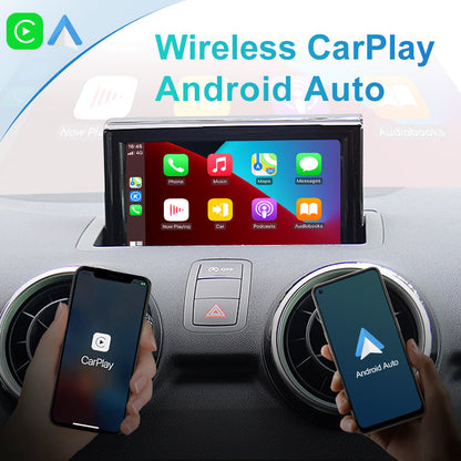 Wireless Apple CarPlay For Audi A1 MMI 2G MMI 3G Car Play Android Auto Mirror Link Front View Camera Reverse Camera - RampageApparel