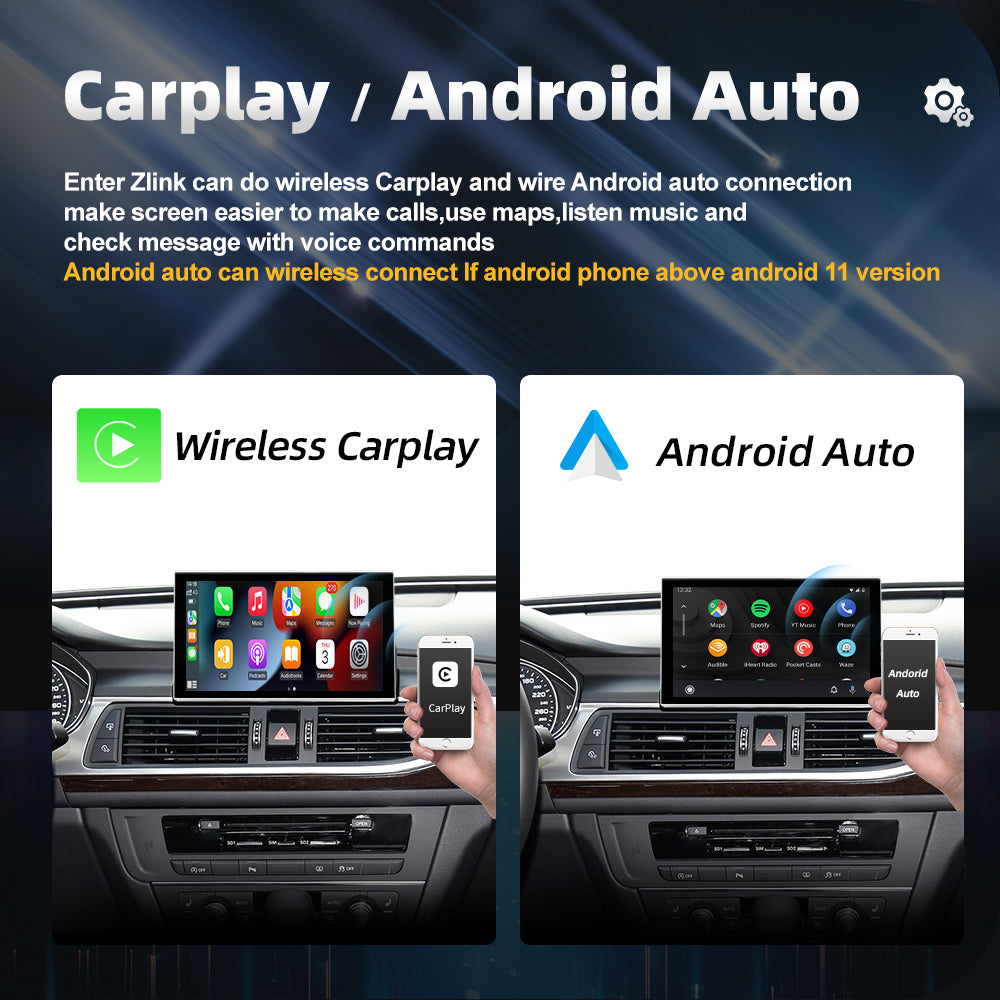 8 Core Android 12 System Car Multimedia Stereo For Audi A6 C7 A7 2012-2018 WIFI 4G 8+128GB RAM Carplay IPS Touch Screen GPS Navi - RampageApparel