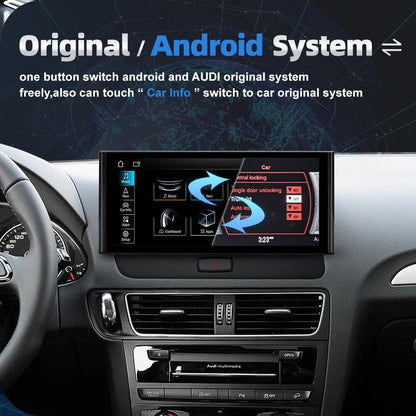 Android Car Multimedia Radio Player For Audi Q5 2009-2016 WIFI SIM DSP Audio 360 Camera GPS Navi Screen HD 1920*720 - RampageApparel