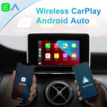 Wireless Apple CarPlay For Mercedes Benz 4.5 W117 W166 W172 W176 W204 W207 W212 W218 W231 W242 X204 Android Auto Front Rear Camera - RampageApparel