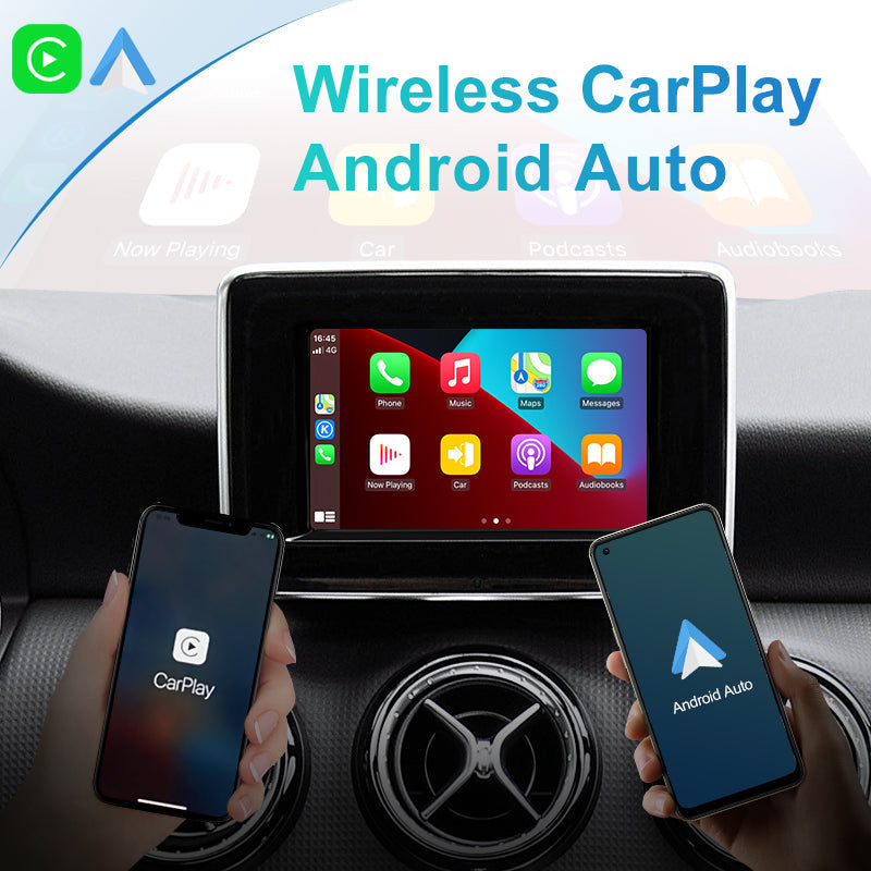 Wireless Apple CarPlay For Mercedes Benz 4.5 W117 W166 W172 W176 W204 W207 W212 W218 W231 W242 X204 Android Auto Front Rear Camera - RampageApparel