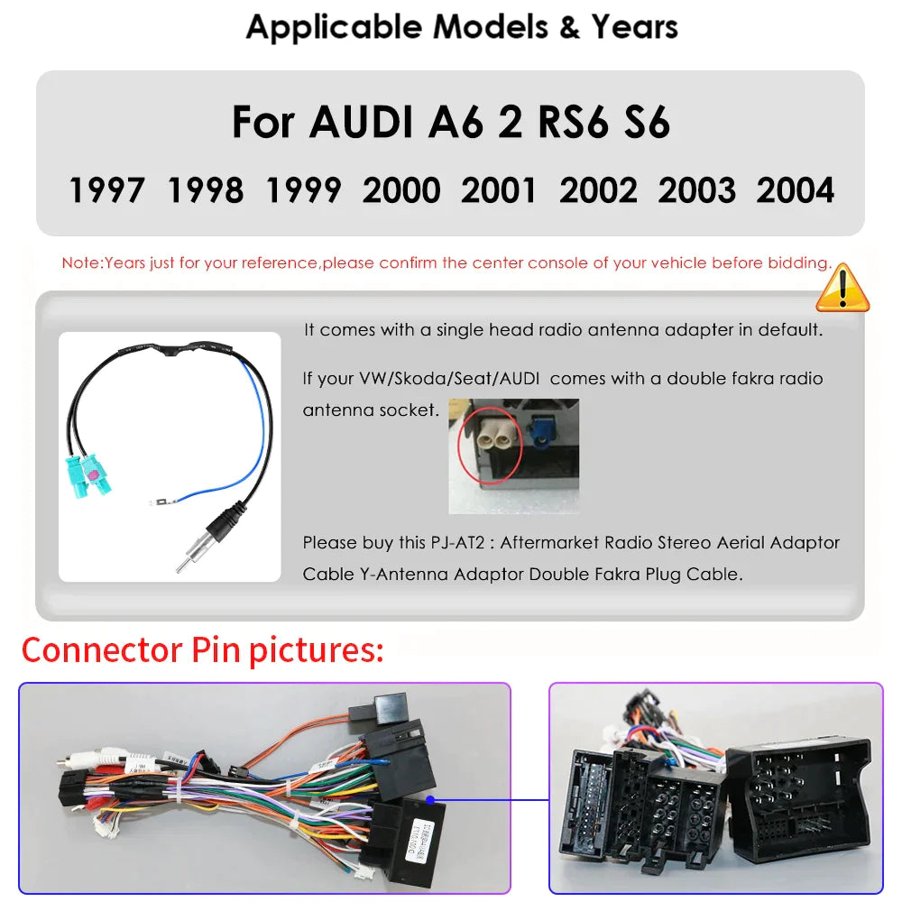 Audi A6 C5 1997 - 2004 S6 RS6 AI Voice 4G-LTE Car Multimedia GPS 2din Autoradio - RampageApparel