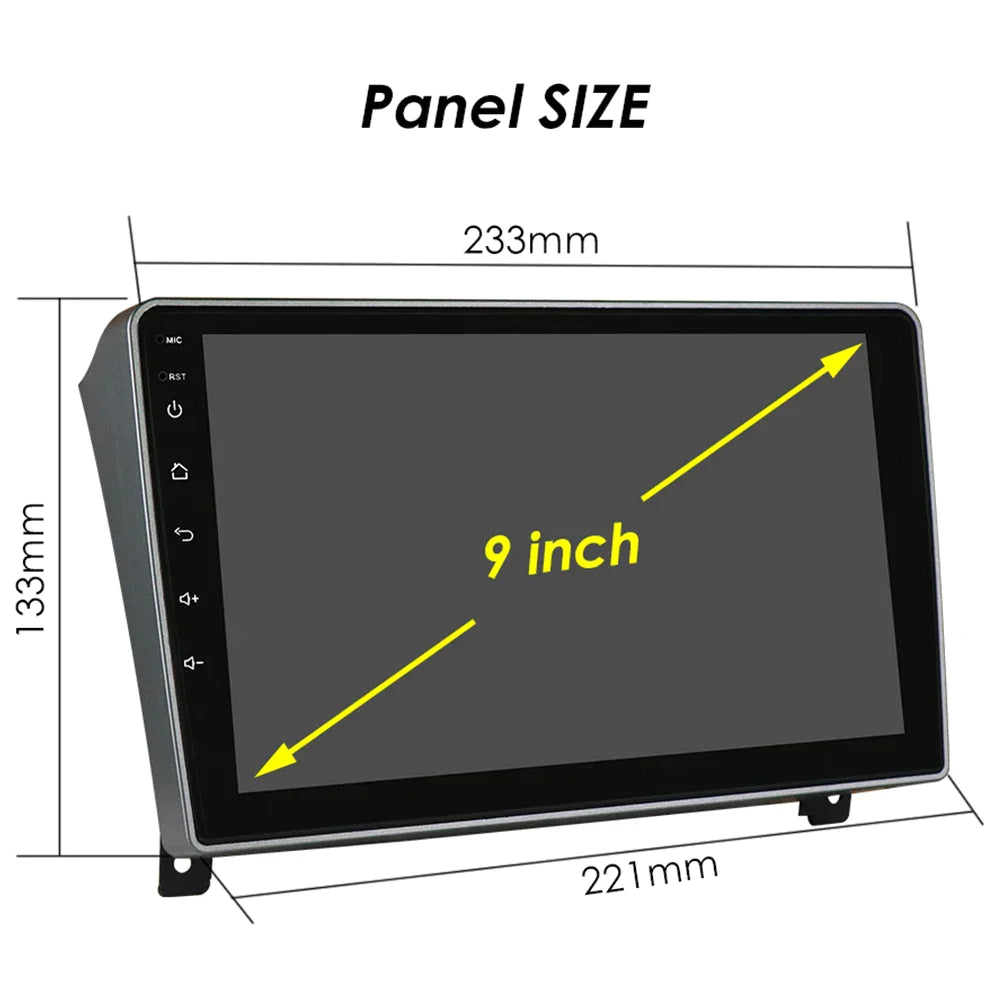 Peugeot 407 1 2004 - 2011 Android Auto Navi GPS Autoradio Head Unit - RampageApparel