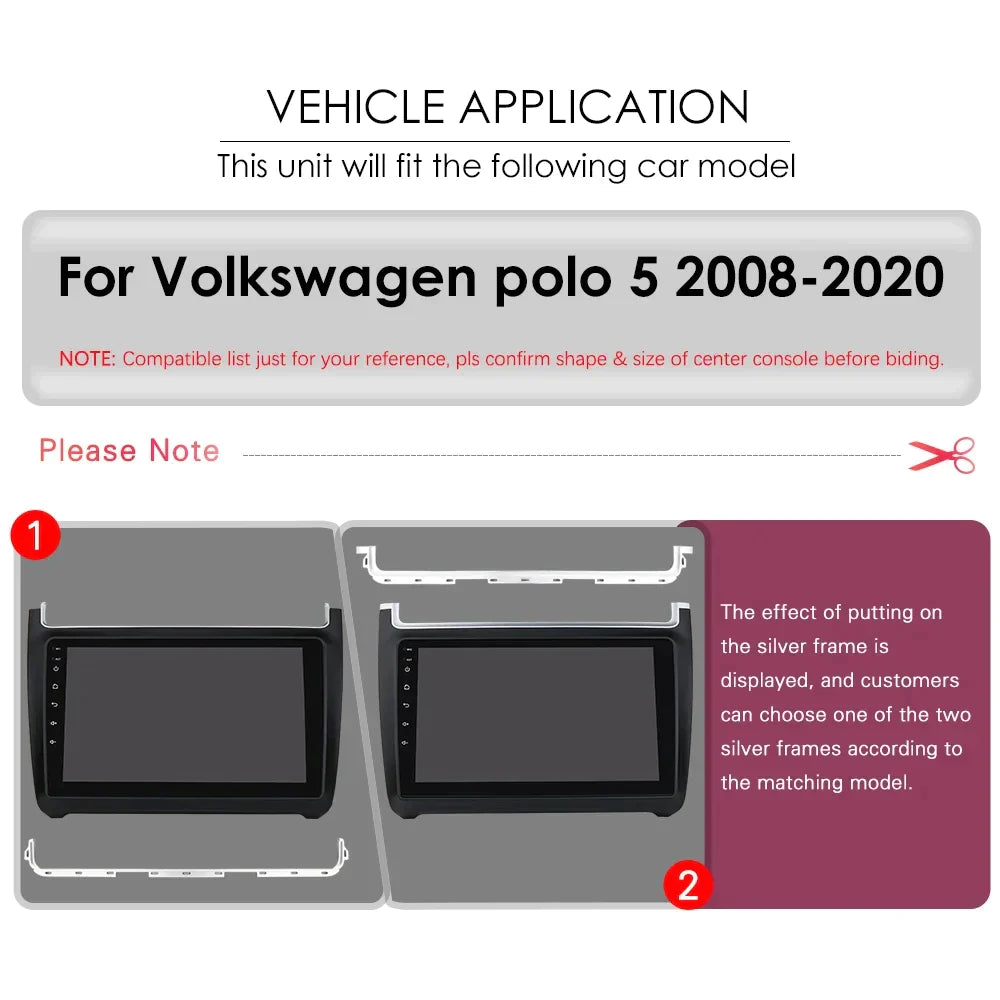 Volkswagen POLO 2010-2020 GPS Navigation WIFI DSP - RampageApparel