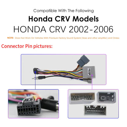 Honda CR-V 2 CRV 2001 - 2006 AutoRadio Car Multimedia Player GPS Carplay AI Voice - RampageApparel