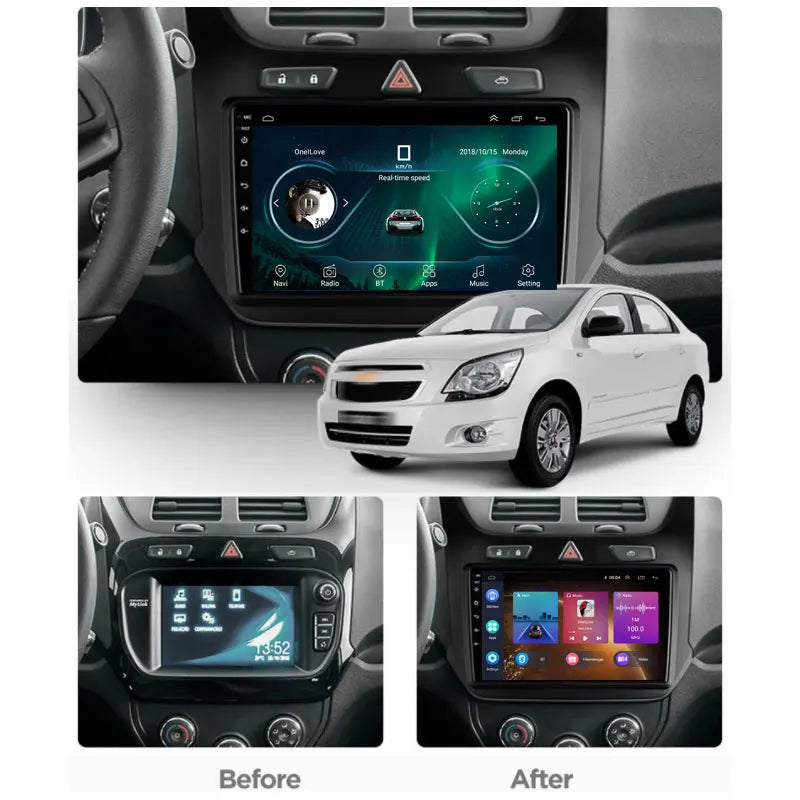 Chevrolet Cobalt 2 2016 2017 2018 Auto BT Multimedia GPS Stereo Car Play