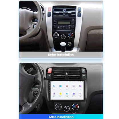 Hyundai Tucson 2004-2009 Car Radio Multimedia Video Player GPS Nav Head Unit Carplay 4G - RampageApparel