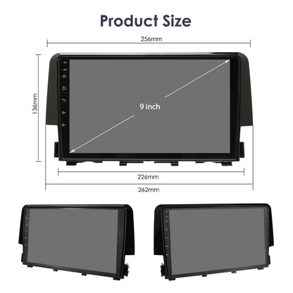 Honda Civic 10th 2015 - 2021 Multimedia Video Navigation Stereo Head Unit Audio WIFI - RampageApparel