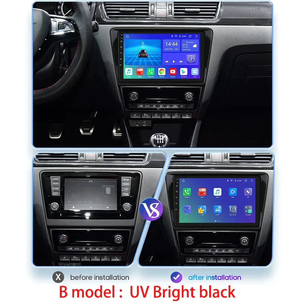 Skoda Rapid 2013 - 2019 Seat Toledo 2013-2019 Car Radio GPS Head Unit Carplay 4G Stereo - RampageApparel