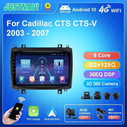 Cadillac CTS CTS-V 2003 - 2007 Auto Car Play Multimedia Navigation