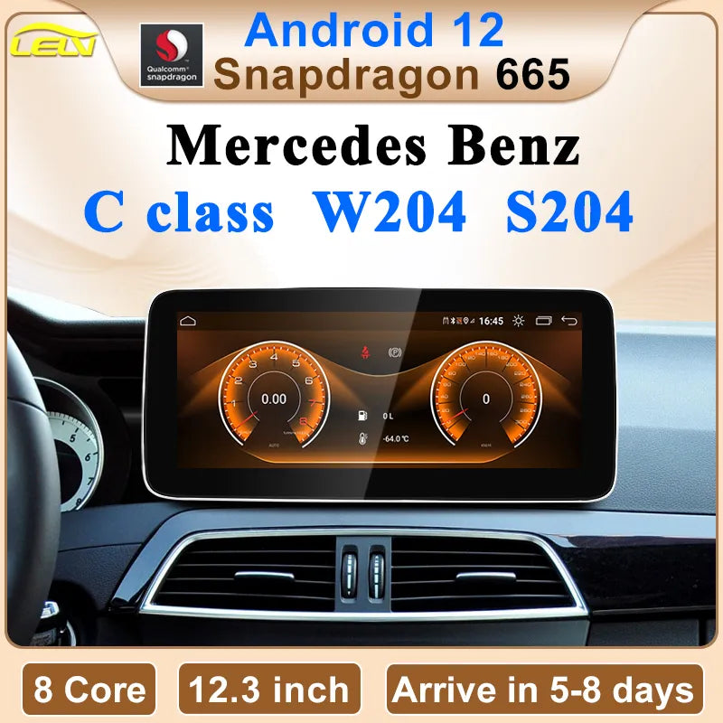 Mercedes Benz C Class 11-15 W204 S204 Intelligent Vehicle System