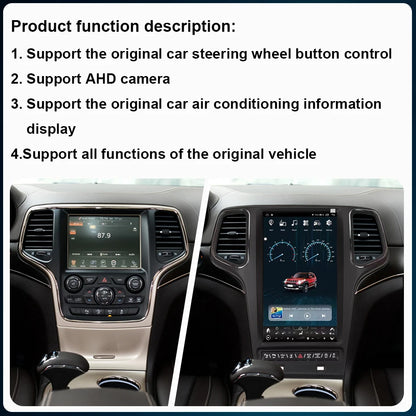 Jeep Grand Cherokee 2014-2019  Octa-core Car Navigation