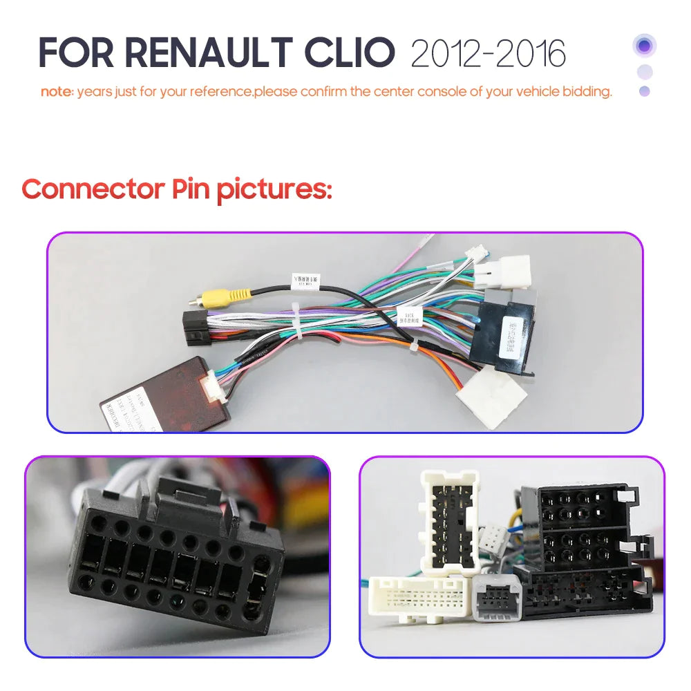 Renault Clio 3 4 2012-2016 Multimedia Auto Stereo Video Player Navigation BT - RampageApparel