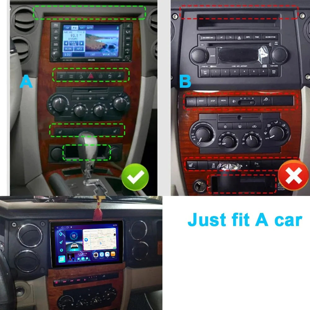 Jeep Commander XK Android Navigation