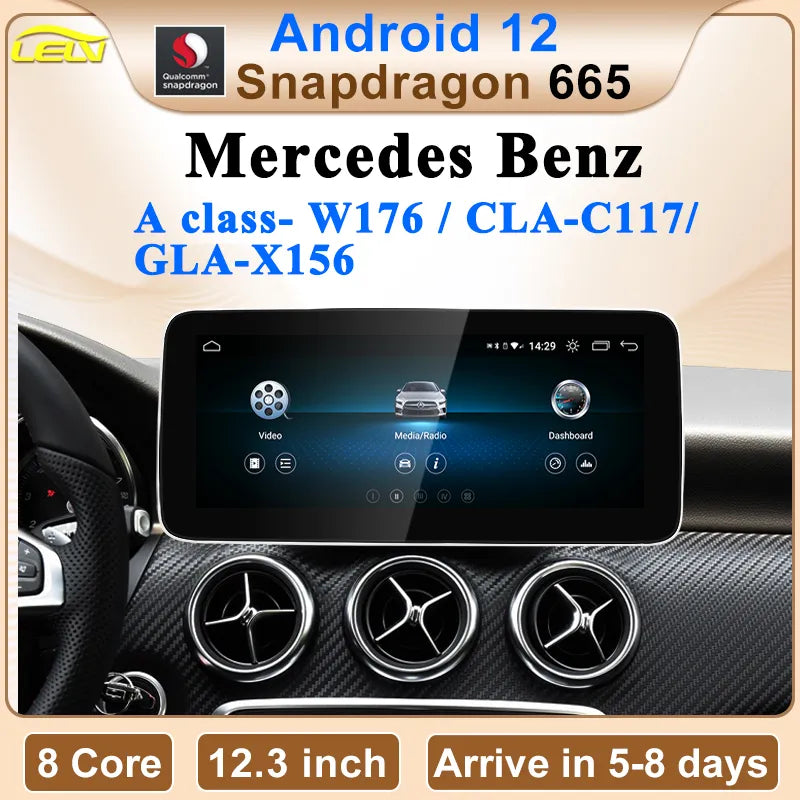 Mercedes Benz A Class-W176 CLA-C117 GLA-X156 Car Video Player GPS