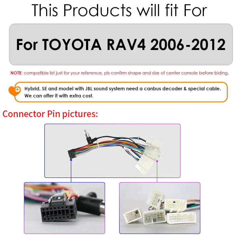 Toyota RAV4 Rav 4 2006 - 2012  Radio Multimedia Player GPS Stereo - RampageApparel