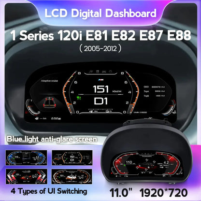 Digital Dashboard BMW 1 Series E81/E82/E87/E88 2007-2012 - RampageApparel