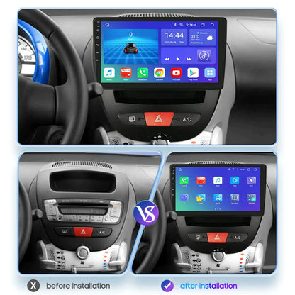 Toyota Aygo 2014 Citroen C1 Car Radio Multimedia Video Player GPS Nav Carplay - RampageApparel