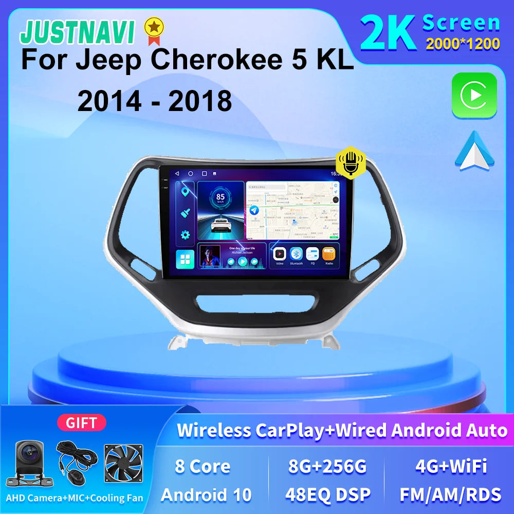 Jeep Cherokee 5 KL 2014 - 2018 Multimedia Navigation