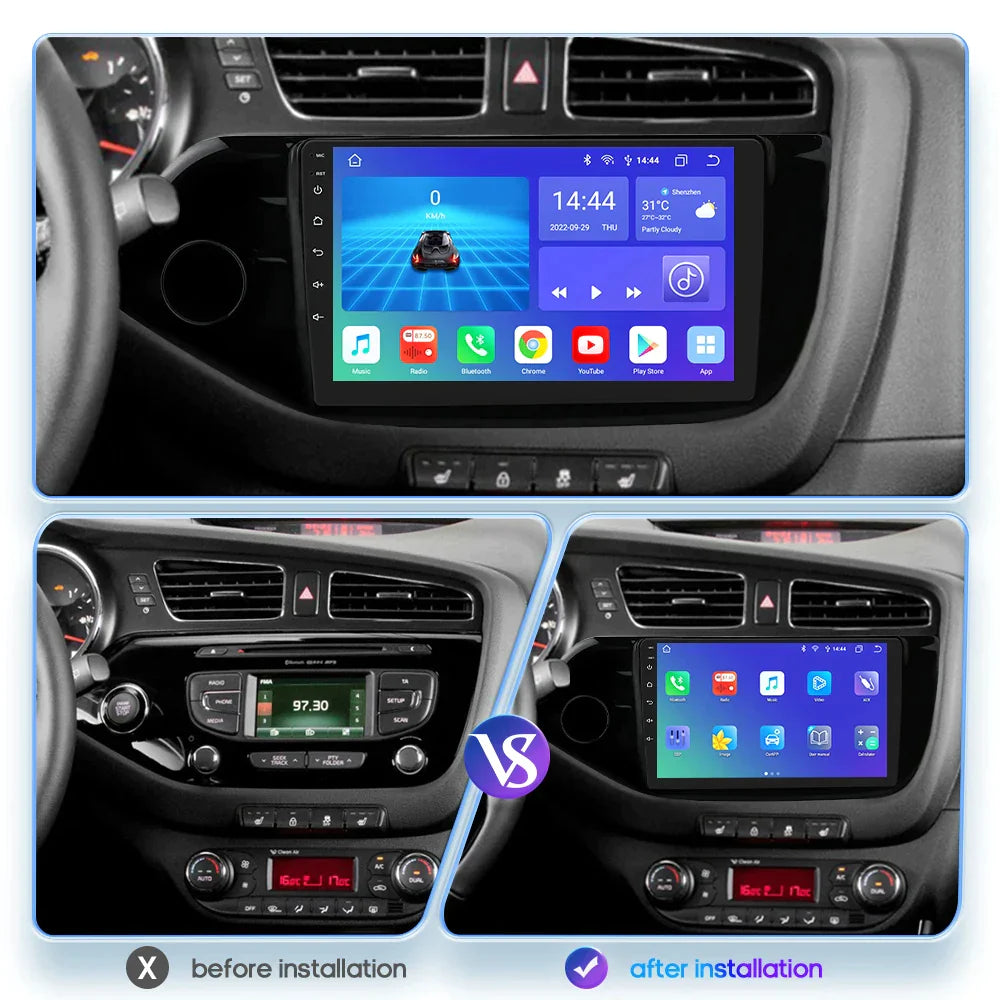 KIA Cee'd CEED JD 2012 - 2016 Multimedia Video 4G Carplay RDS DSP GPS - RampageApparel