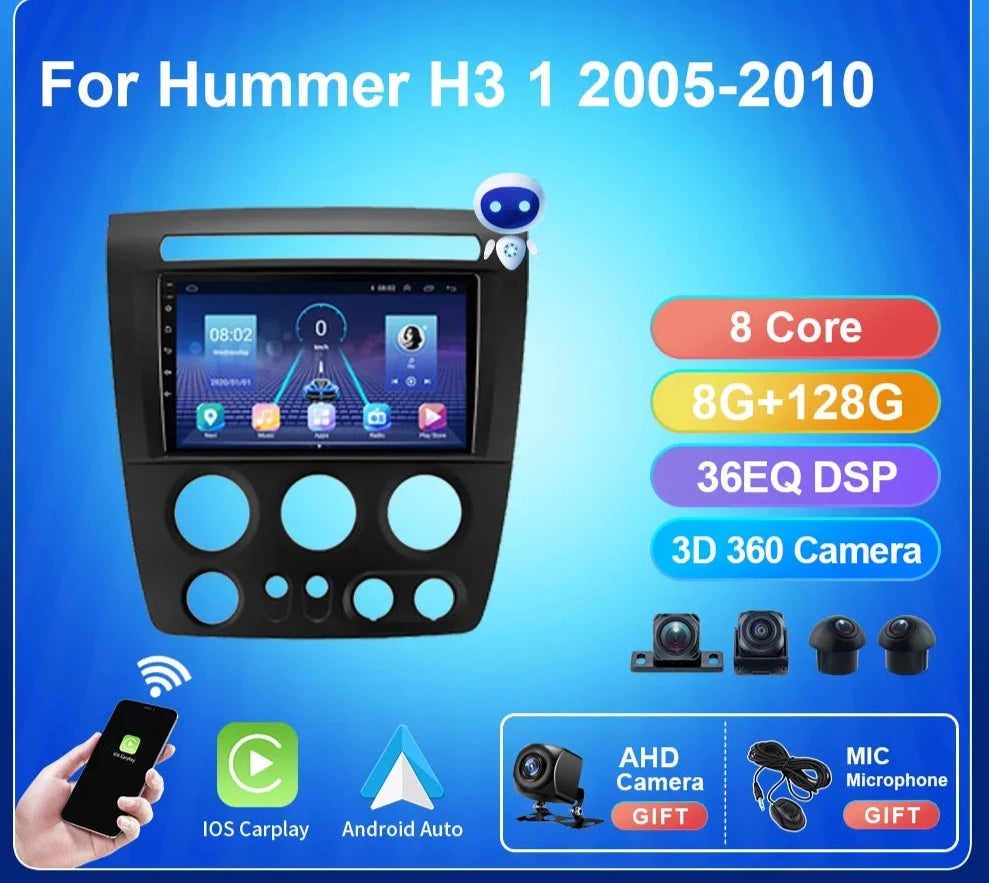 Hummer H3 1 2005-2010 Stereo Carplay