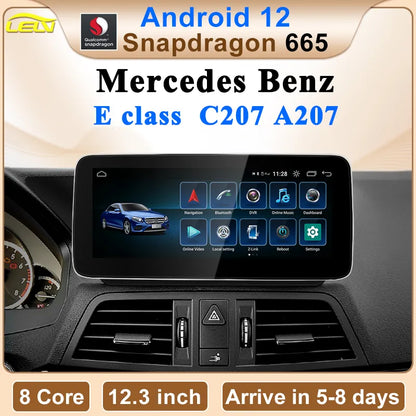 Mercedes Benz E Class C207 A207 Car Video Player Navigation Multimedia GPS