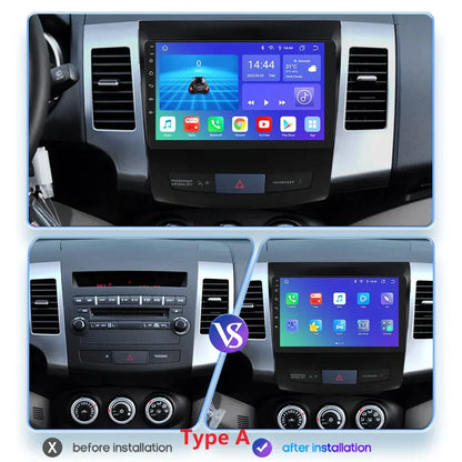 Mitsubishi Outlander 2 2005-2012/Citroen C-Crosser /Peugeot 4007 Navigation Carplay - RampageApparel