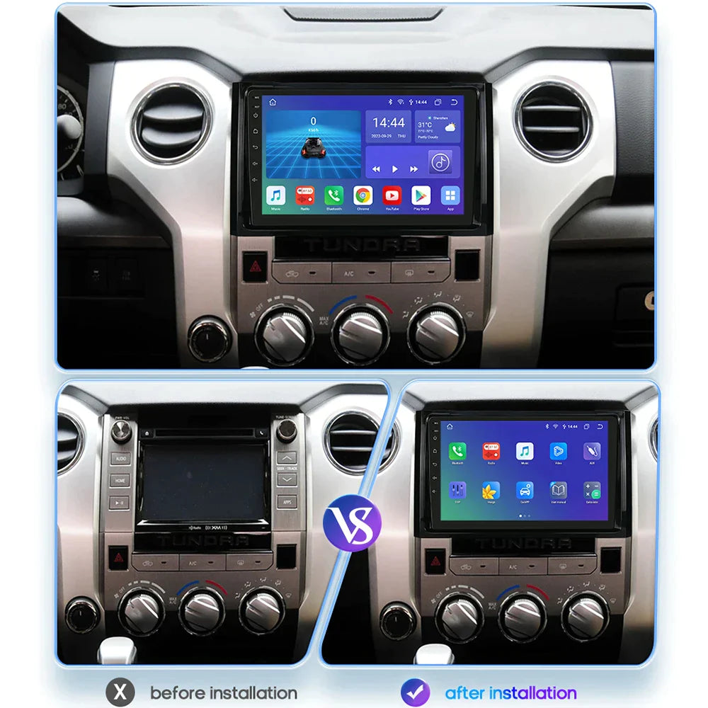 Toyota Tundra XK50 2014 - 2021 Car Radio Multimedia GPS Carplay 4G LTE - RampageApparel