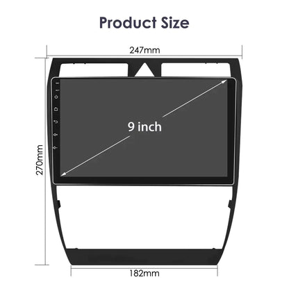Audi A6 C5 1997 - 2004 S6 RS6 AI Voice 4G-LTE Car Multimedia GPS 2din Autoradio - RampageApparel