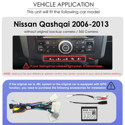 Nissan Qashqai  2003-2016 Carplay 4G NET - RampageApparel