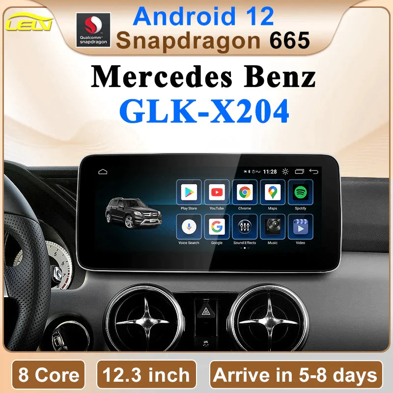 Mercedes Benz 2013 - 2015 GLK X204 Navigation Car Video Player