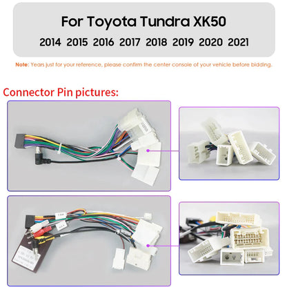 Toyota Tundra XK50 2014 - 2021 Car Radio Multimedia GPS Carplay 4G LTE - RampageApparel