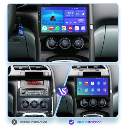 Peugeot 3008 AT MT 2009 - 2015 Car Radio Multimedia Video Player GPS Navi Head Unit Carplay Auto 4G - RampageApparel