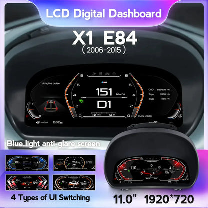 Digital Cluster BMW X1 E84 2006-2015 Speedometer Monitor Display unit - RampageApparel