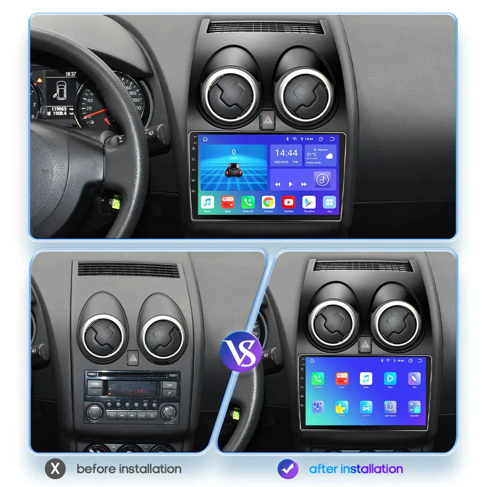 Nissan Qashqai  2003-2016 Carplay 4G NET - RampageApparel