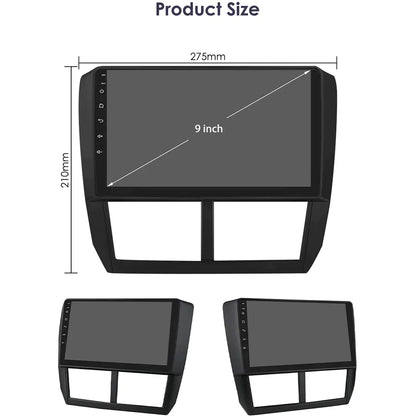 Subaru Forester 3 SH 2007-2013 Impreza WRX STI GPS Navi Multimedia Player Carplay Head Unit - RampageApparel