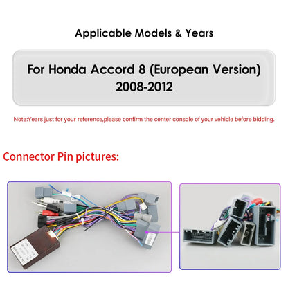 Honda Accord 8 2008-2012 Spirior Accord Ⅷ Multimedia Player Carplay - RampageApparel