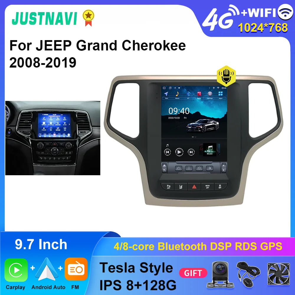 Jeep Grand Cherokee 2008-2020 Car Radio Stereo