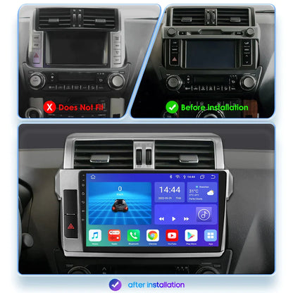 Toyota Land Cruiser Prado 150 GPS Carplay Auto Radio Stereo Autoradio Audio - RampageApparel