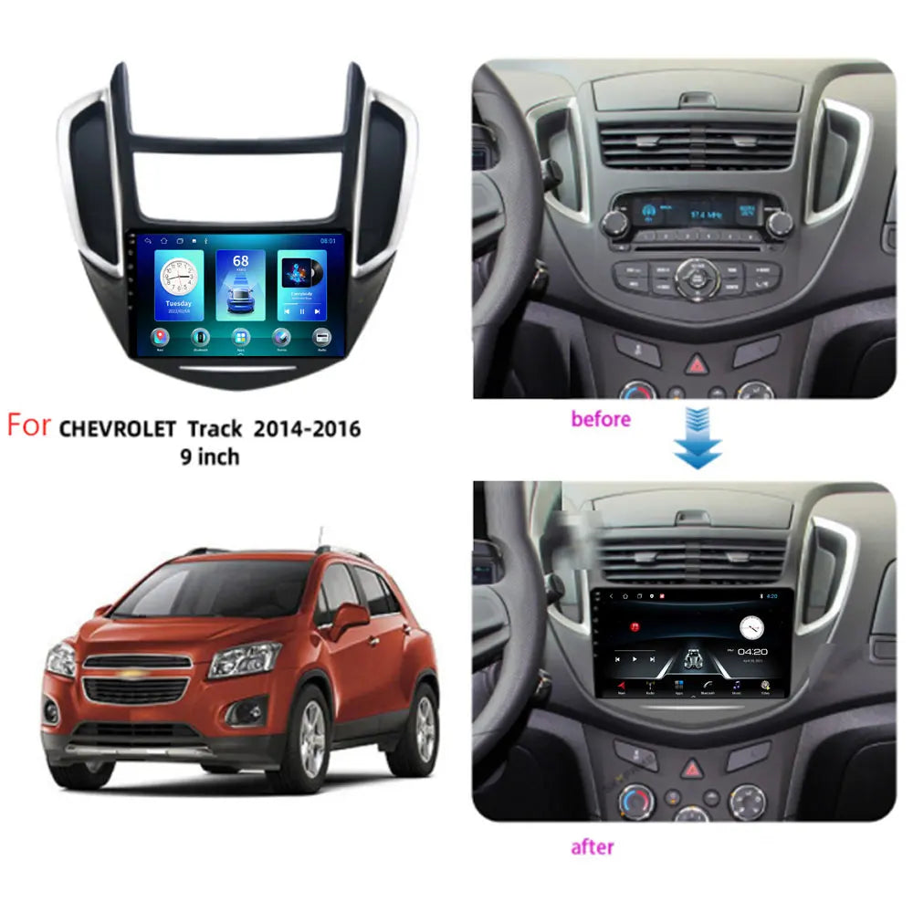 Chevrolet Trax Track 2014-2016 Multimedia Video Player Stereo Navigation