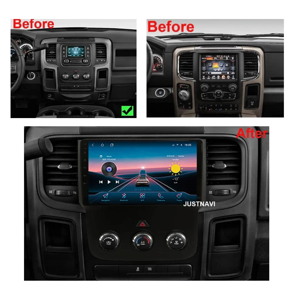 Dodge Ram 1500 5500 2013-2019 Android Multimedia Navigation